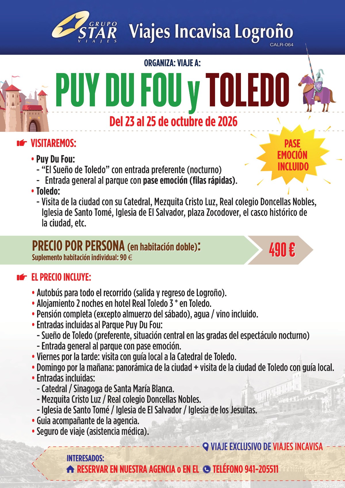 cartel viaje a puy du fou y toledo octubre 2026 jpg